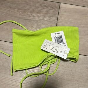 Lspace bandeau bikini top never worn